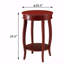 Table d'appoint ronde avec tablette inférieure-643193558