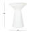 Quinley Marble Top End Table-1629837533