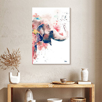 Éléphant floral