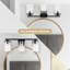 Luminaire de meuble-lavabo moderne à 3 lumières avec abat-jour cylindrique en verre transparent Lilwen