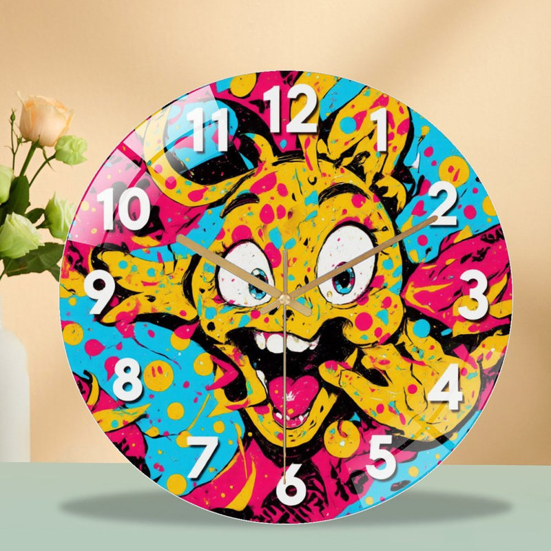 Horloge murale amusante 12 po