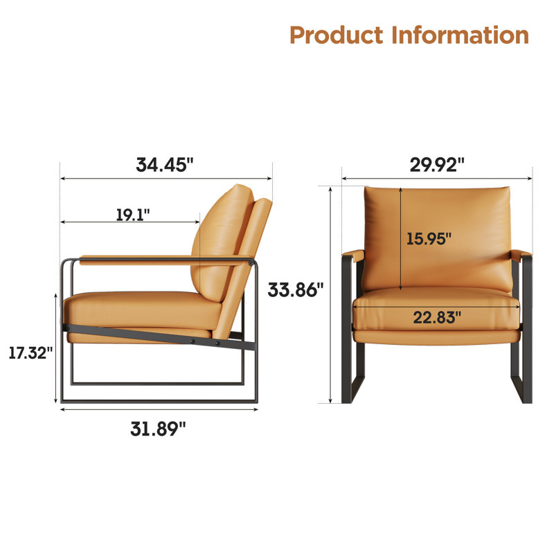 Chaise moderne avec revêtement résistant aux égratignures