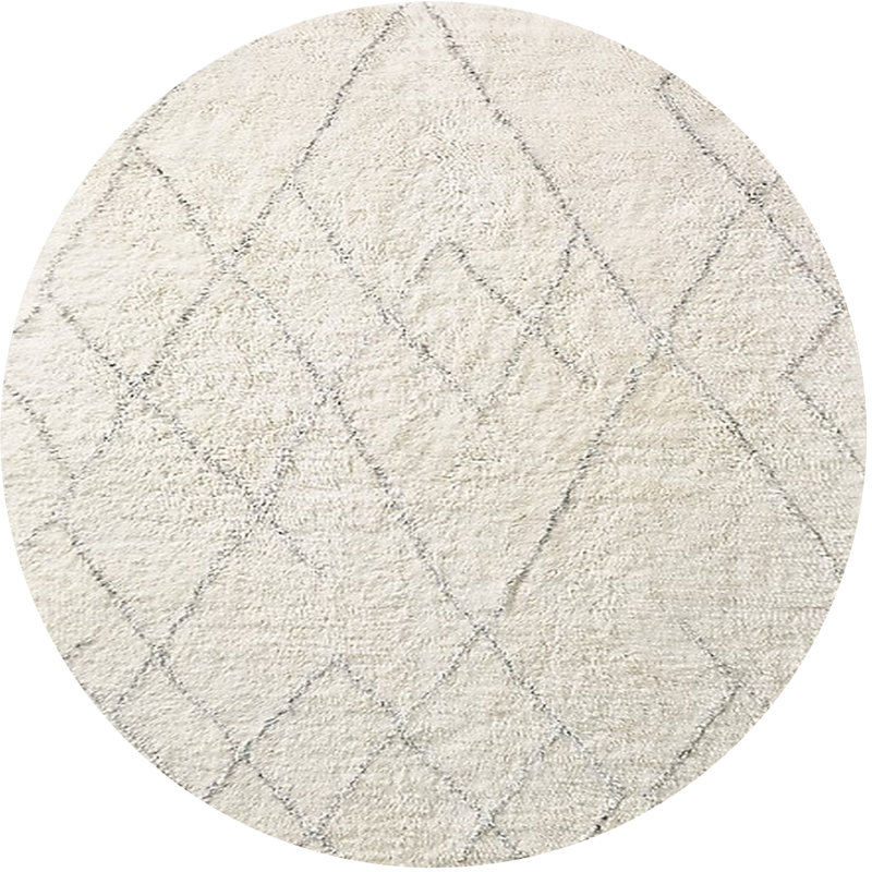 Lulsgate Oriental Indoor Rug, Round 4'