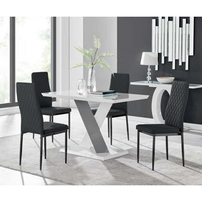 Eubanks 4 - Person Dining Set