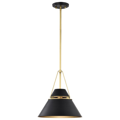 Luminaire suspendu conique à 1 lumière Maricarmen