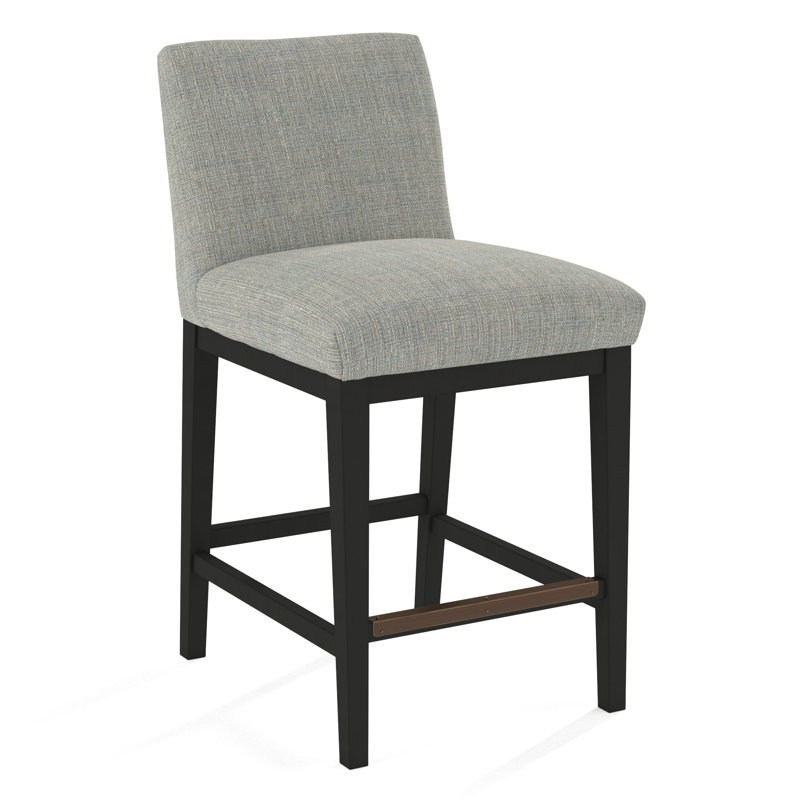 Upholstered Stool, Applause Bravo, Black