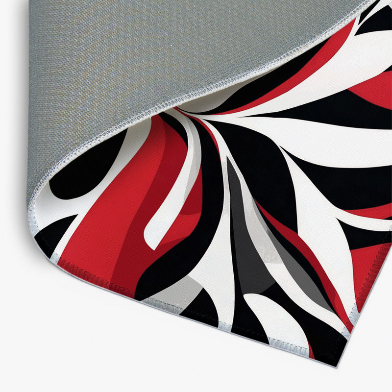 Tapis intérieur et extérieur en velours, Rectangle 1 pi 6 po x 2 pi 6 po