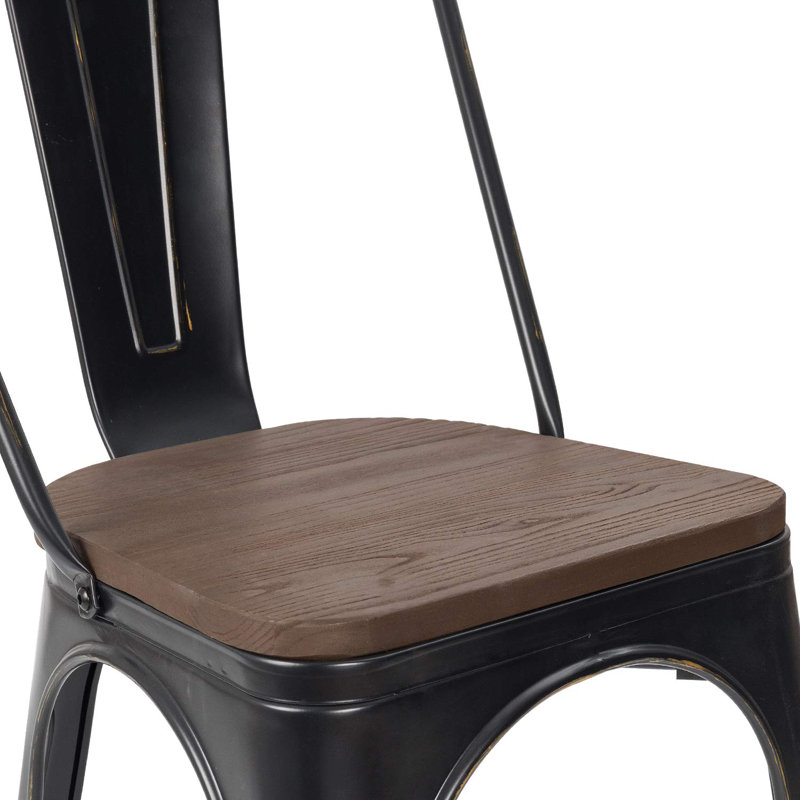 Chaise d'appoint Augustine, Noir / or