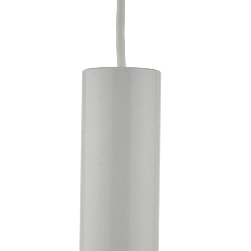 Mccracken 1 - Light LED Cylinder Pendant, White