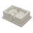 22 "x15.5"Ceramic Rectangular Undercounter Mount Bathroom Sink with Overflow Hole