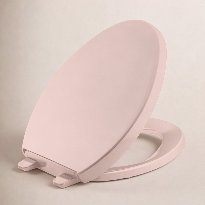 Reveal Quiet-Close with Grip-Tight Toilet Seat, Peach Blow, Elongated