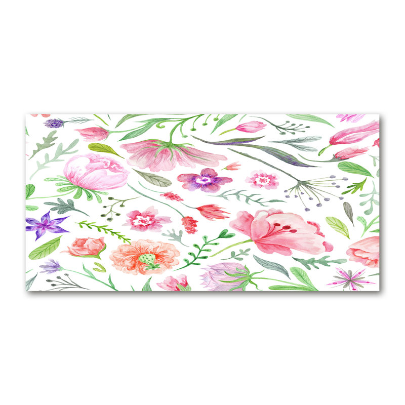 Floral Pattern - Wrapped Canvas Print