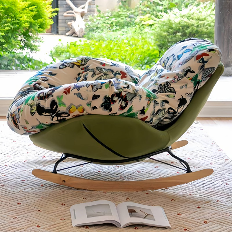 Stylish Padded Rocking Chair