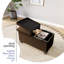 Banc repose-pieds en velours avec rangement amovible Nestl-132127315-132127320