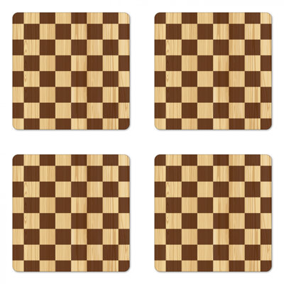 Square 4 Piece Coaster Set