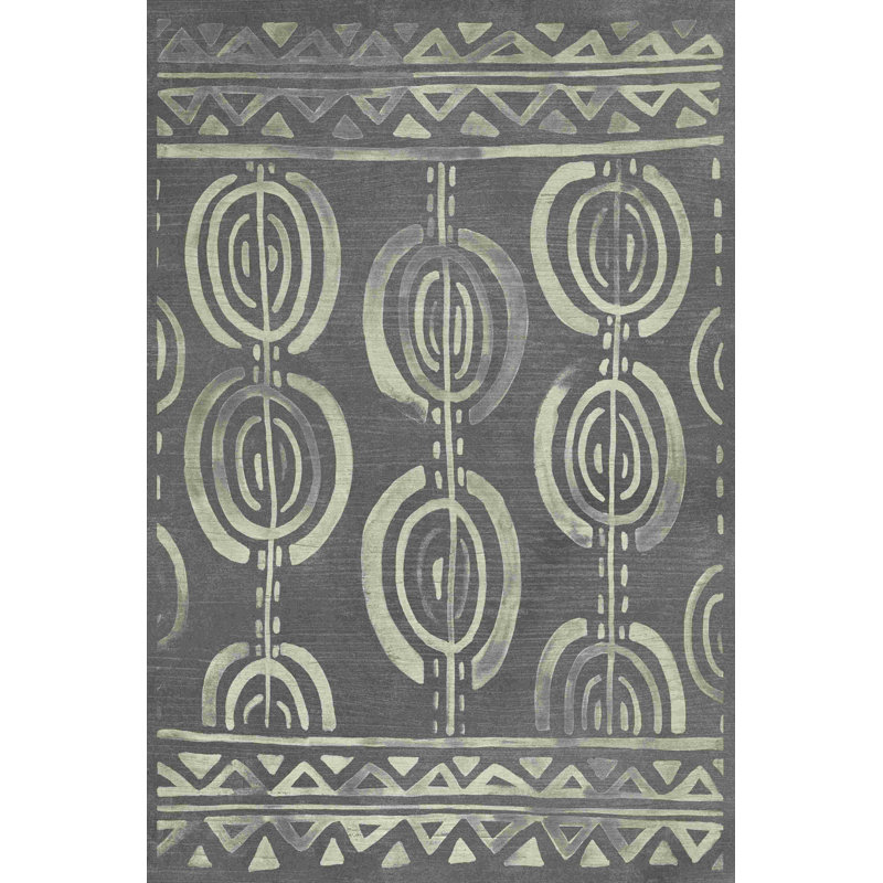 Motifs de boue IV, H 48 po x l 32 po