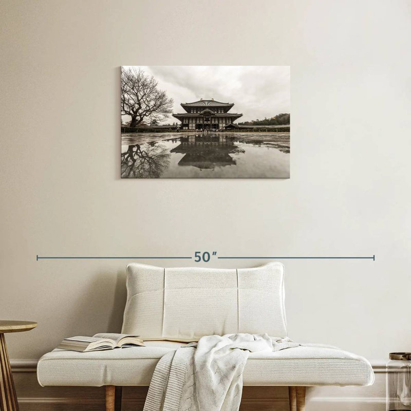 Adella Todaiji Temple Reflection, 20" H x 30" W