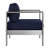 Shore 6-piece Outdoor Patio Aluminum Sectional Sofa Set-23593035