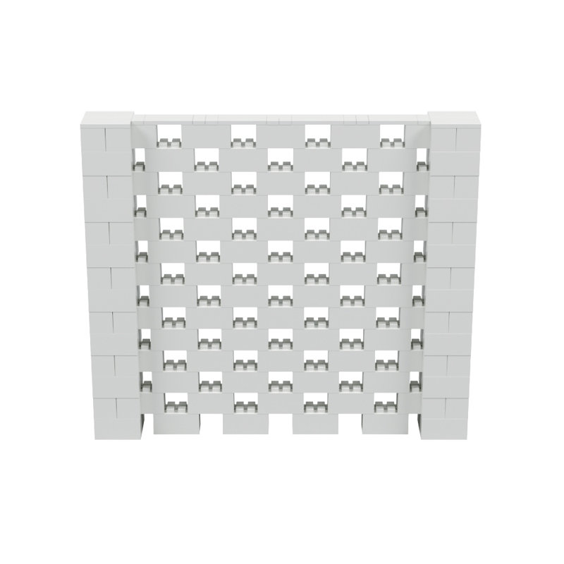 Ensemble mural Everblock, Gris clair, H 84 po x l 96 po x P 12 po
