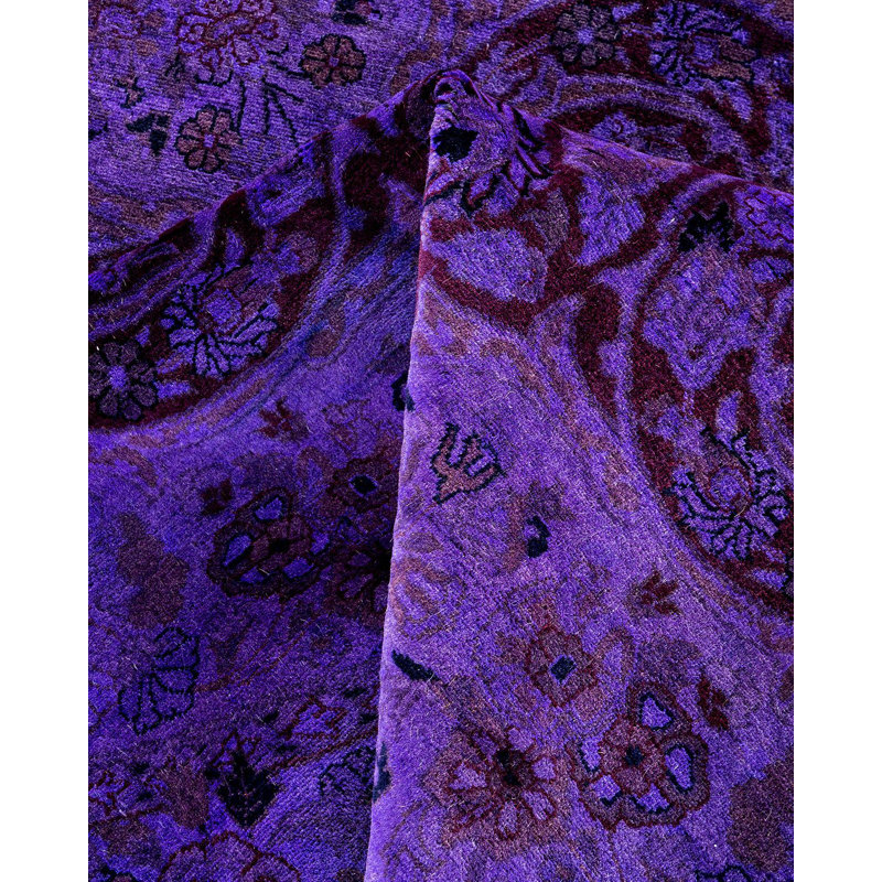 Tapis mauve nouvel âge 8 pi 1 po Dajanique