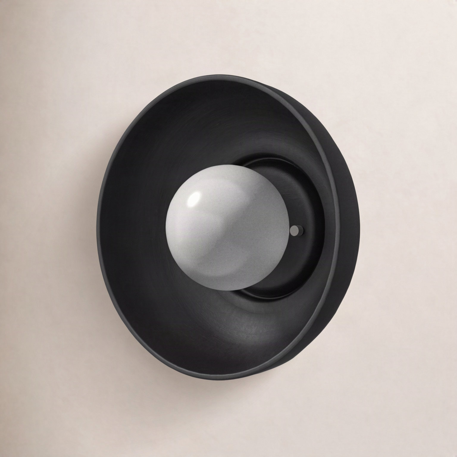 Rana Single Light Dimmable Ceramic Sconce, Rust Patina