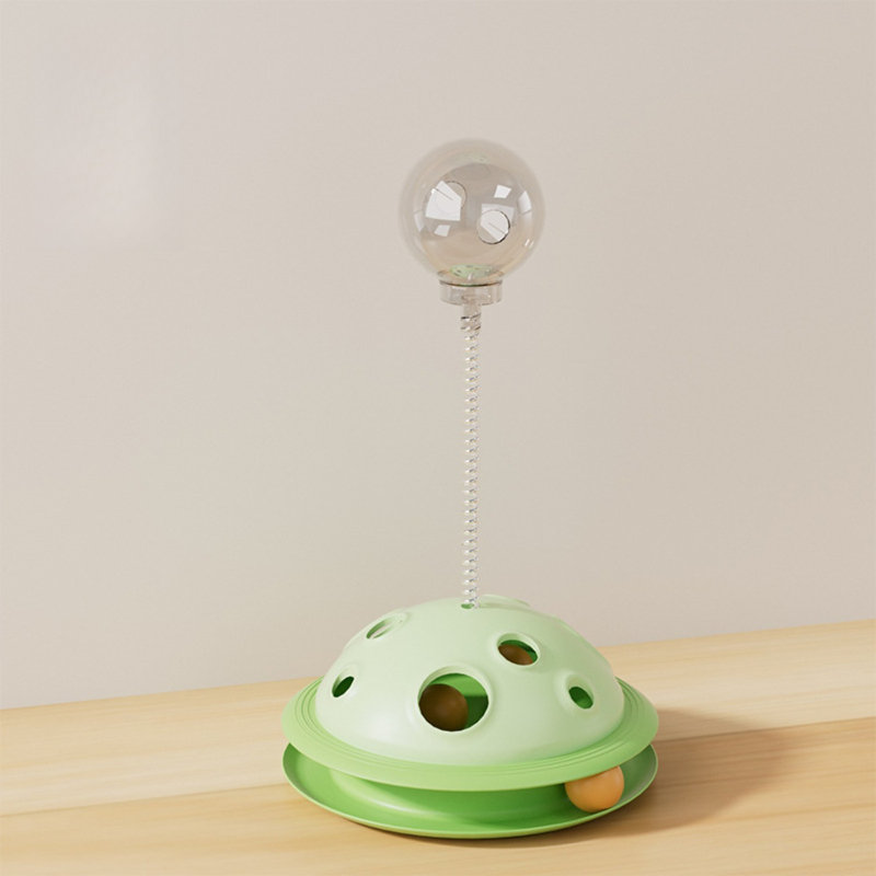 Distributeur de collations pour chats Leaking Food, Vert