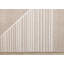 Tapis géométrique beige à rayures Kempst-190246939