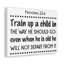 Train Up A Child In Proverbs 22:6 - Wrapped Canvas Print-2018142199