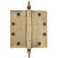 4.5'' x 4.5'' Brass Butt Bearing Hinge-2077116383