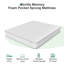 Novilla 27cm Memory Foam Pocket Sprung Mattress-94341991