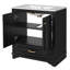 Meuble-lavabo 30 po avec lavabo en céramique-959169172