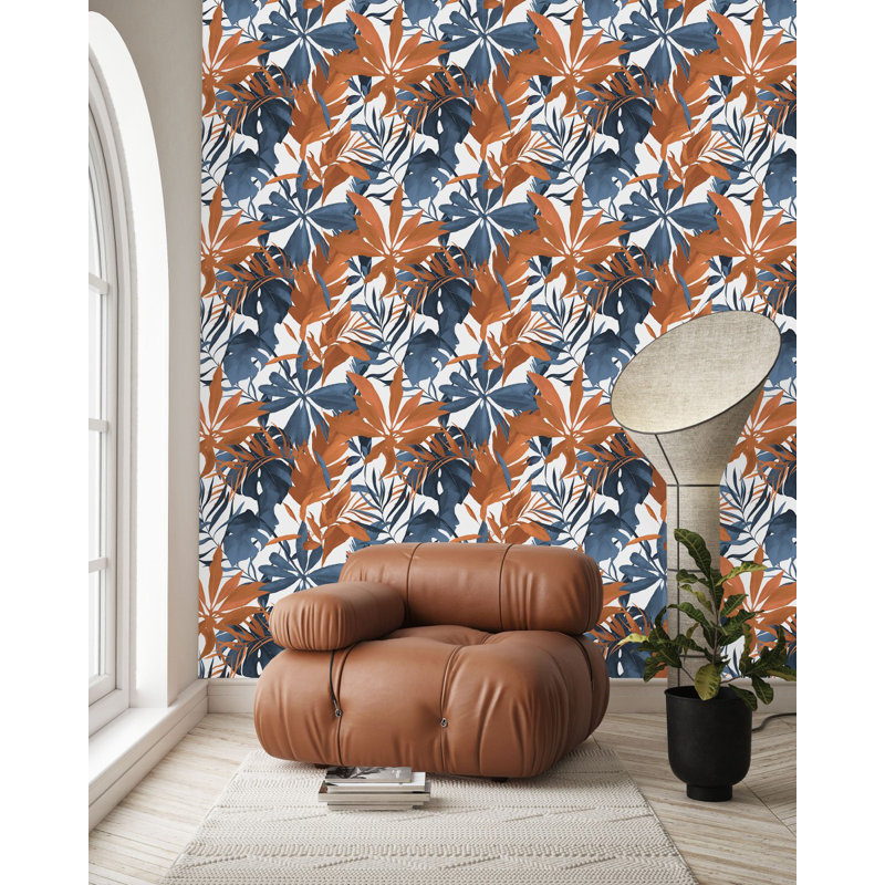 Hopfinger Floral Wall Mural, 2.08' W x 10.42' L