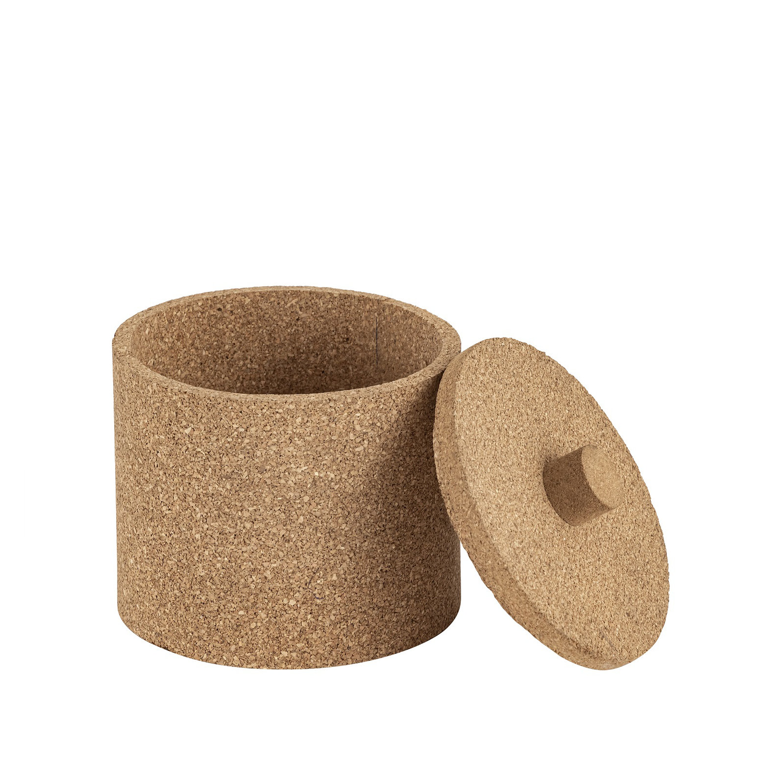 Round Cork Box Lg, 6.25" H x 6.25" W x 6.25" D