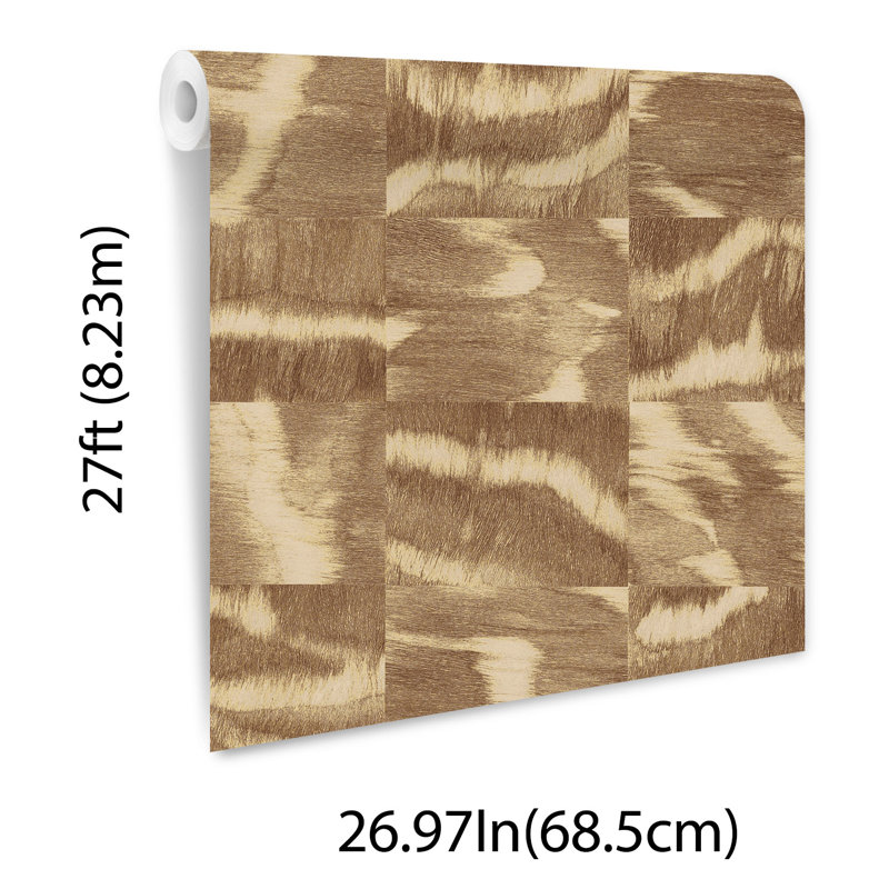 Fur Print Ikat Wallpaper Roll