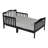  Wood Toddler Bed with Safety Rail-136620811