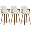 Tabouret de bar pivotant 29,5 po Mid-Century-1839930458-1839930460