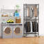 60cm W Rolling Clothes Racks-1512320754