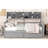 Daybed, Wood Slat Support, with Bedside Shelves and Two Drawers-1650185254-1650185252