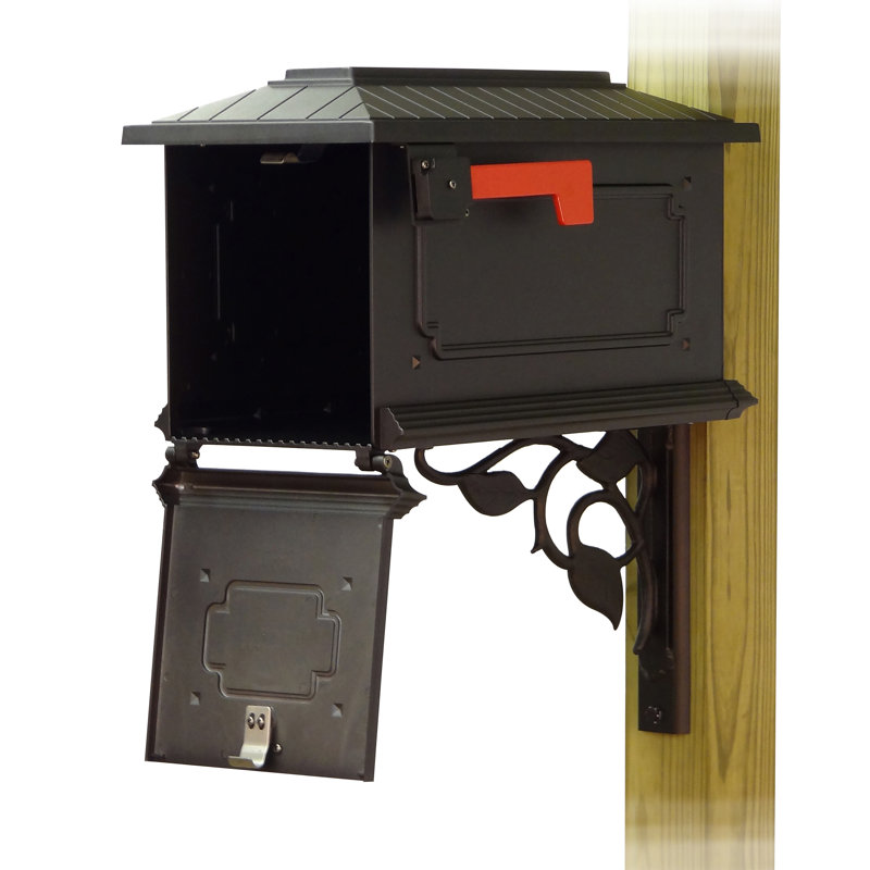 Kingston Aluminum Post Mounted Mailbox