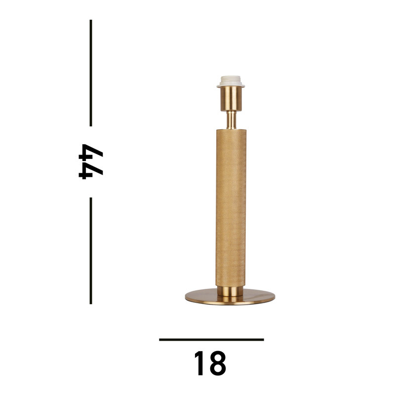 Ceirra Metal Table Lamp, Brass