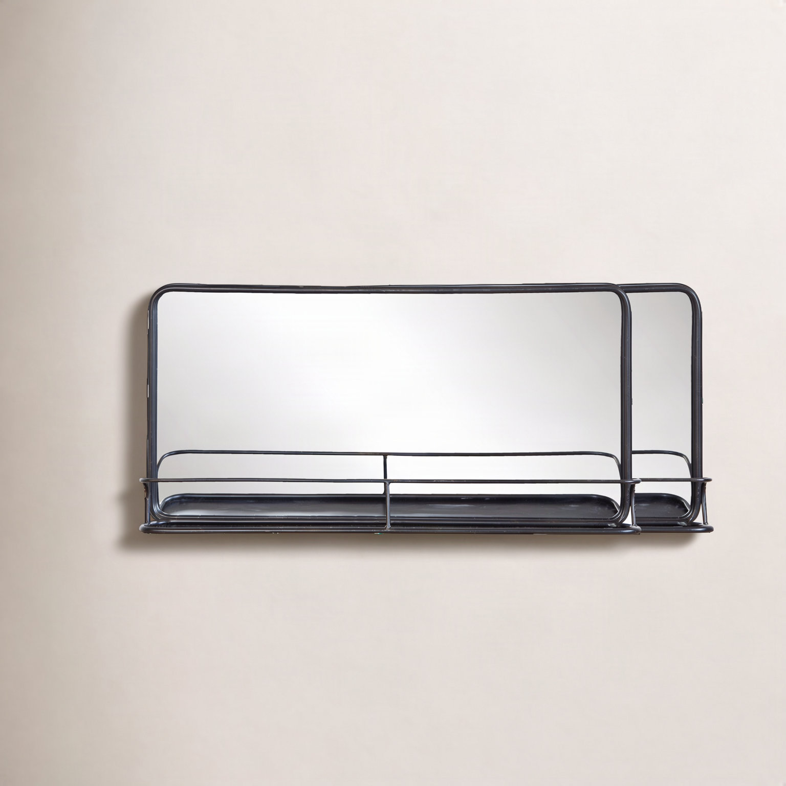 Redrow 36" Accent Mirror, Black