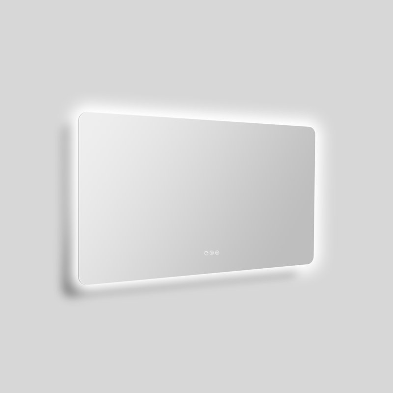Streamline Rectangular Frameless LED Bathroom Vanity Mirror with Defogger, Dimmability, Color Temperature Change