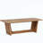 Industrial Conference Table with Rustic Finish