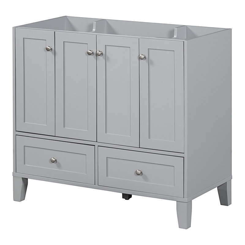 Armoire de salle de bain Anabell, Gris