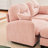 Pink 4 - Seat Modular L Shaped With Soft Chenille, Ergonomic Design, And For Cozy Reading Spaces Sectional , , Ergonomic, Good Bedrooms-1933455416-1933455420