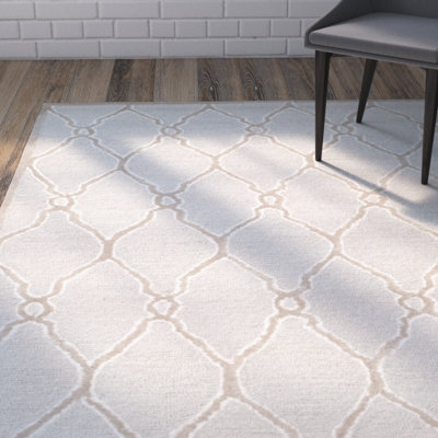 Cannen Hand Tufted Wool Geometric Rug