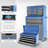 Large Rolling Tool Box Cart Organizer With 7 Drawers & 7 Boxes & Wheels For Garage, Workshop, Home