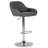 Ilmars Swivel Upholstered Faux Leather Adjustable Height Counter Stool