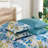 7-Piece Botanical Comforter Set, All Season Complete Bed in a Bag with Sheets & Pillowcases-123554060-123554050