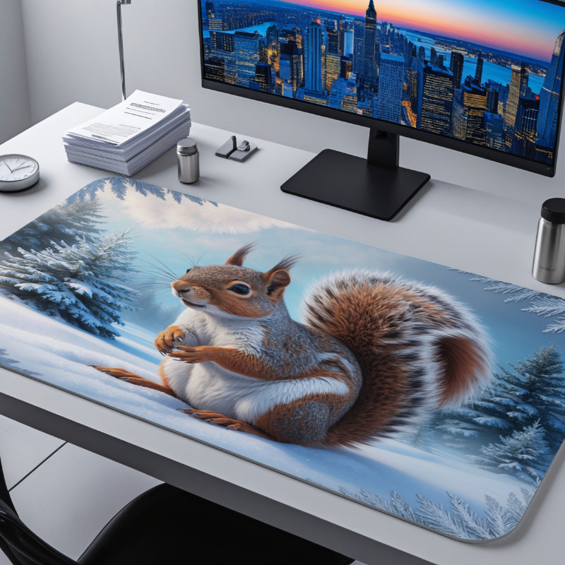 Polyester Desk Pad, 23.6x13.8